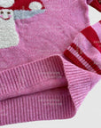 NWOT Mini Boden Blushing Toadstool Knit Jumper Size 9-10 Years