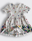 Pre-Loved Mini Boden Printed Hem Woven Dress